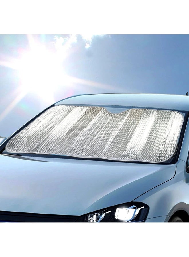 Huitich Car Sun Visor Cover Heat Insulation Pad – Windshield Sunshade (60 × 130 cm) - Image 2